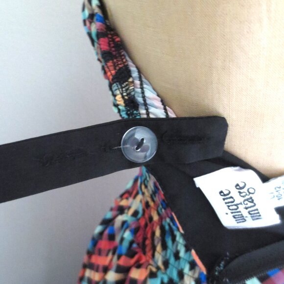 Unique Vintage Rainbow Swing Dress - NWT - Picture 8 of 10